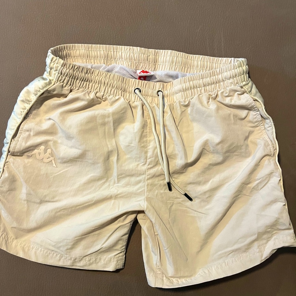 Cream Colored Kappa Shorts
